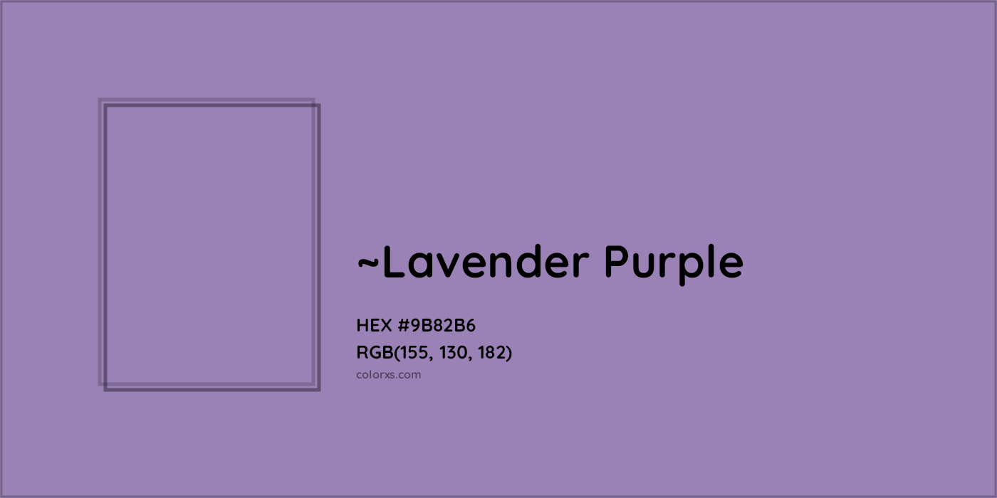 HEX #9B82B6 Color Name, Color Code, Palettes, Similar Paints, Images