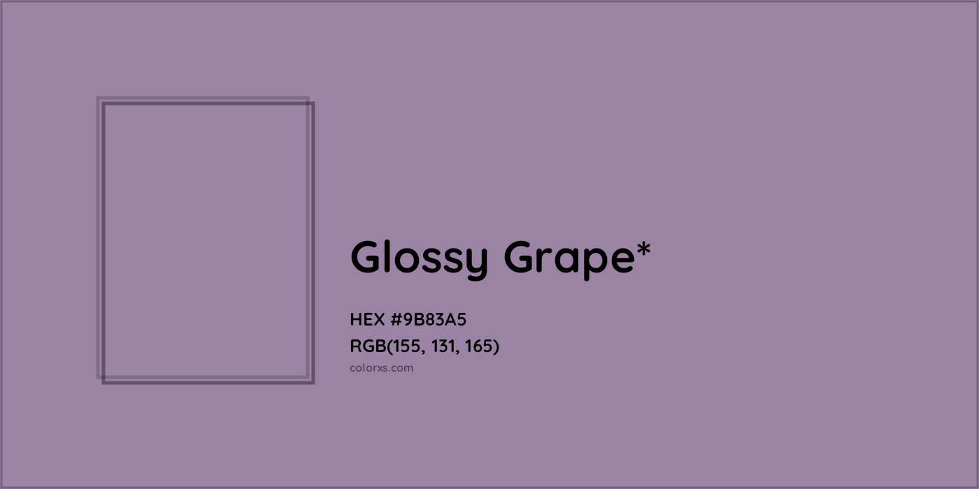 HEX #9B83A5 Color Name, Color Code, Palettes, Similar Paints, Images