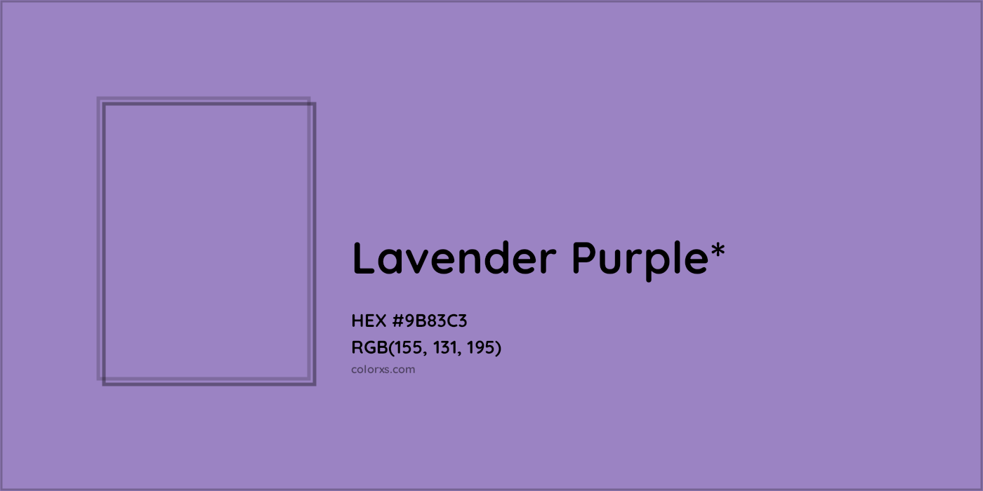 HEX #9B83C3 Color Name, Color Code, Palettes, Similar Paints, Images