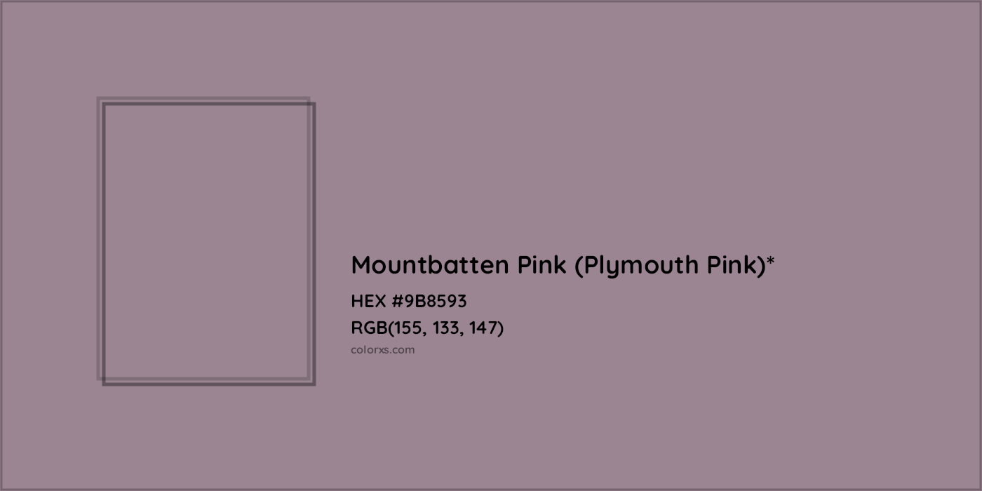 HEX #9B8593 Color Name, Color Code, Palettes, Similar Paints, Images