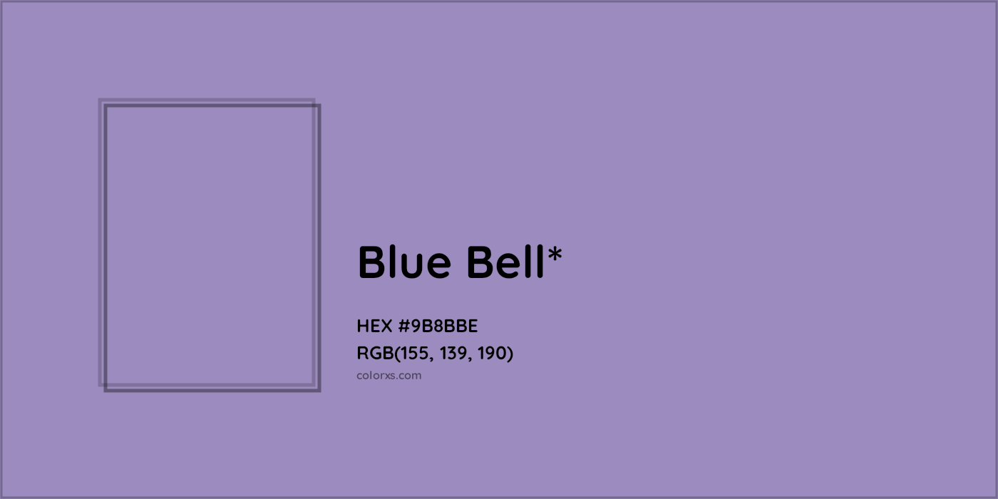 HEX #9B8BBE Color Name, Color Code, Palettes, Similar Paints, Images