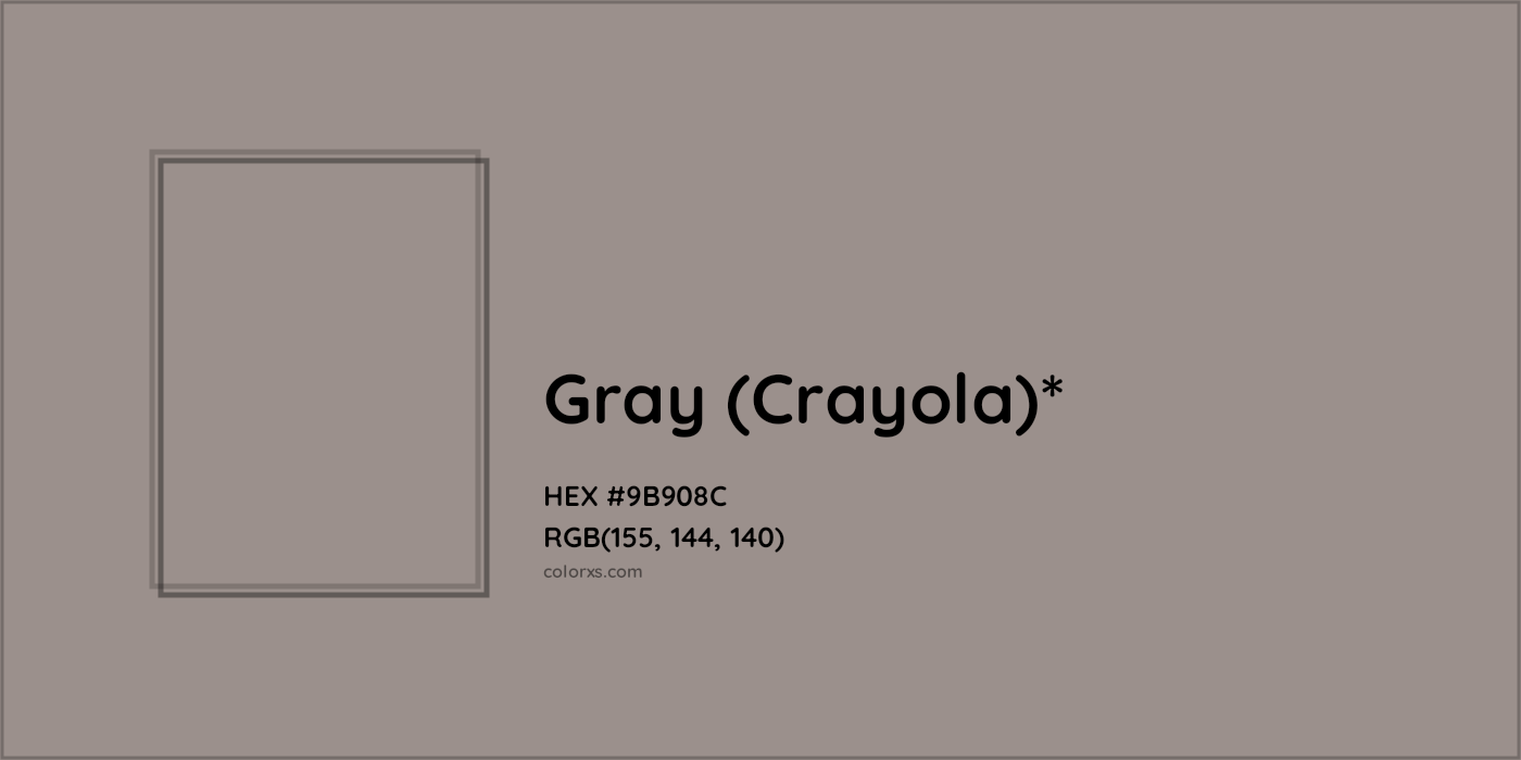 HEX #9B908C Color Name, Color Code, Palettes, Similar Paints, Images