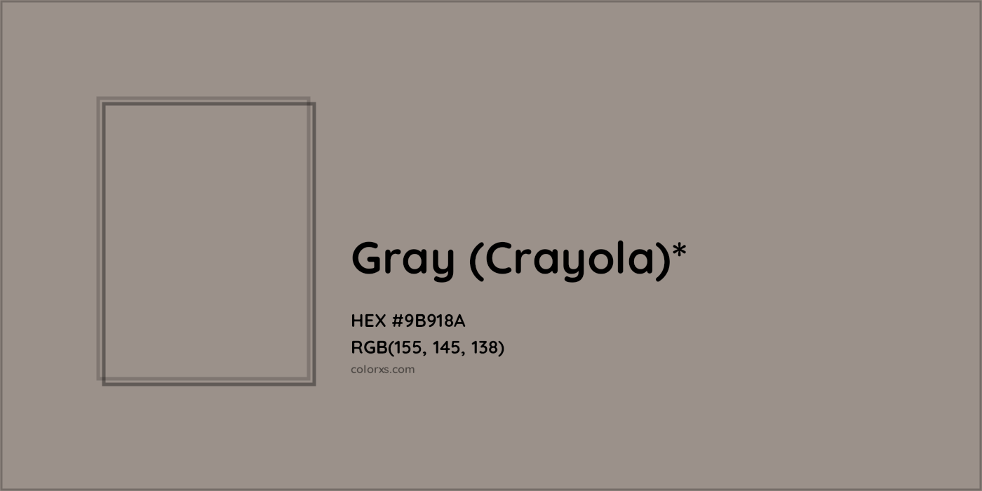 HEX #9B918A Color Name, Color Code, Palettes, Similar Paints, Images
