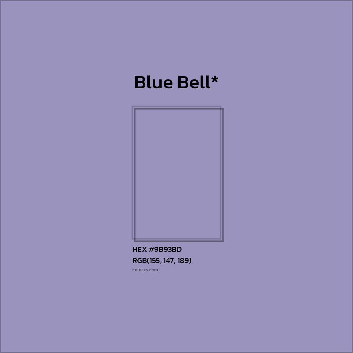 HEX #9B93BD Color Name, Color Code, Palettes, Similar Paints, Images
