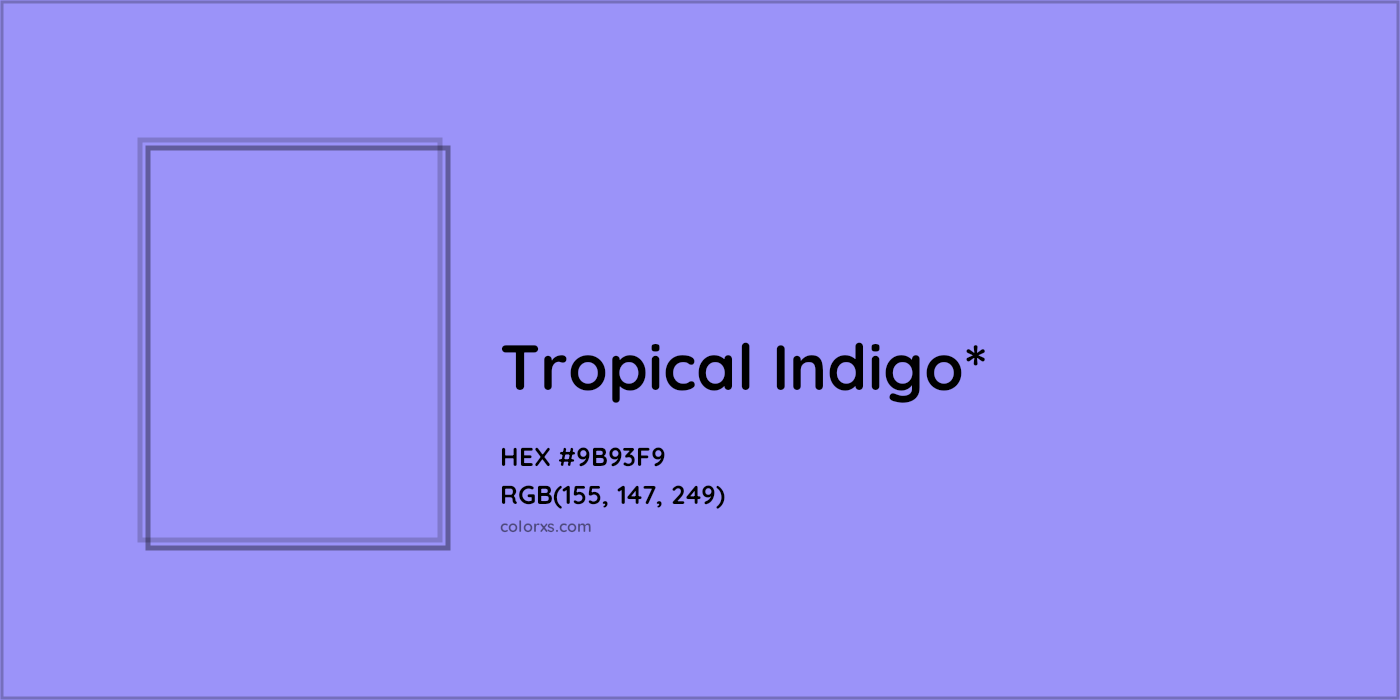 HEX #9B93F9 Color Name, Color Code, Palettes, Similar Paints, Images