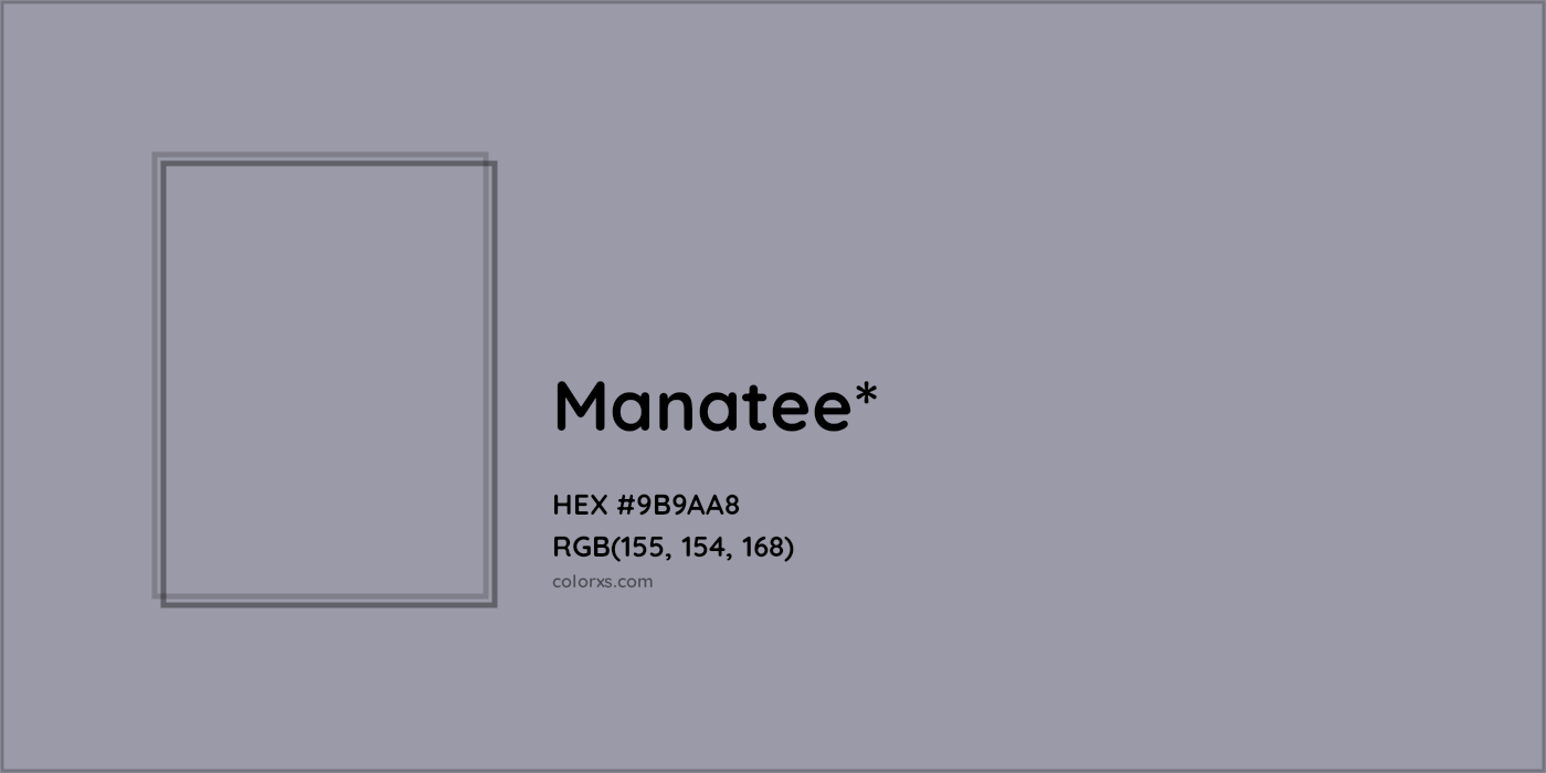 HEX #9B9AA8 Color Name, Color Code, Palettes, Similar Paints, Images