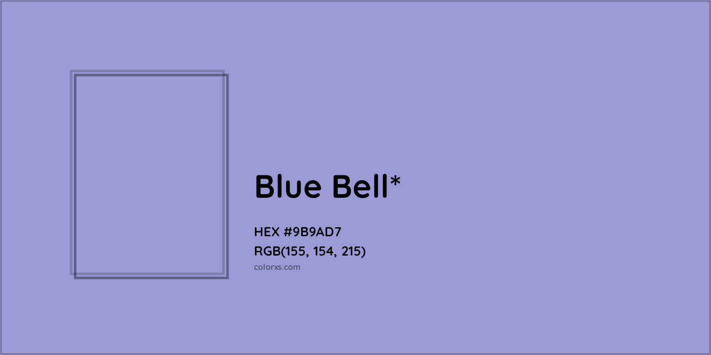 HEX #9B9AD7 Color Name, Color Code, Palettes, Similar Paints, Images