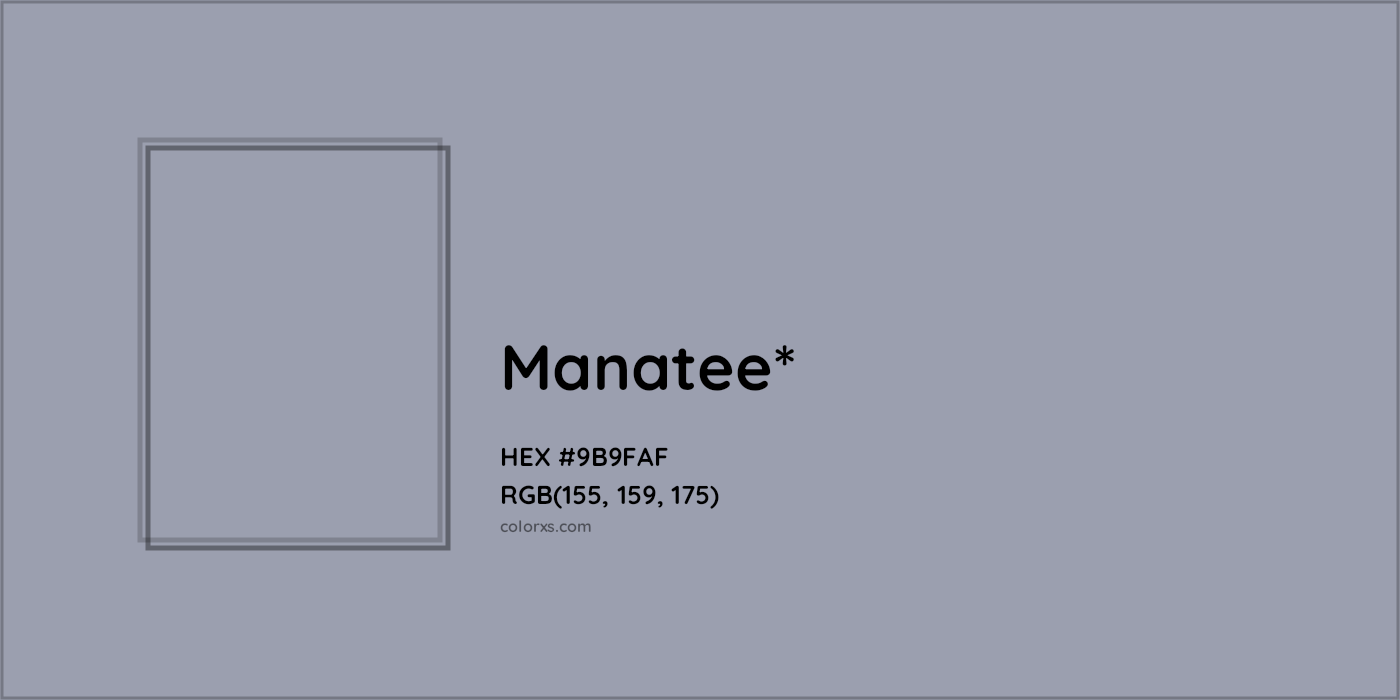 HEX #9B9FAF Color Name, Color Code, Palettes, Similar Paints, Images