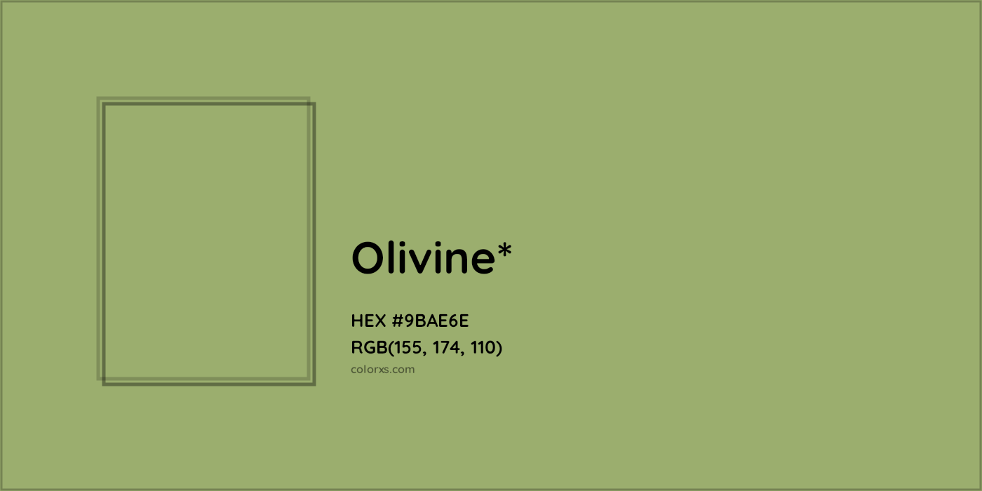 HEX #9BAE6E Color Name, Color Code, Palettes, Similar Paints, Images