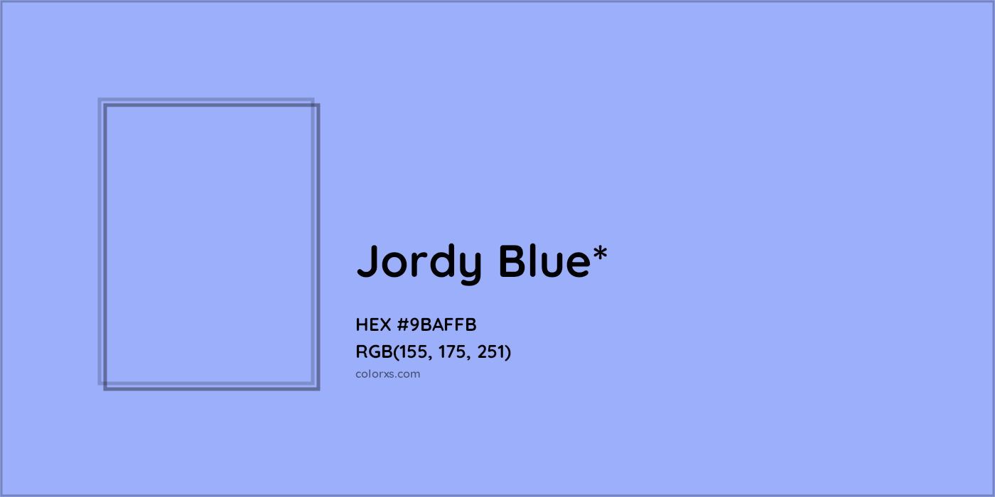 HEX #9BAFFB Color Name, Color Code, Palettes, Similar Paints, Images