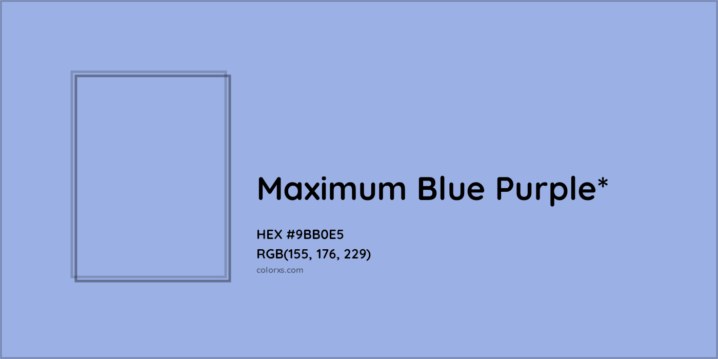 HEX #9BB0E5 Color Name, Color Code, Palettes, Similar Paints, Images
