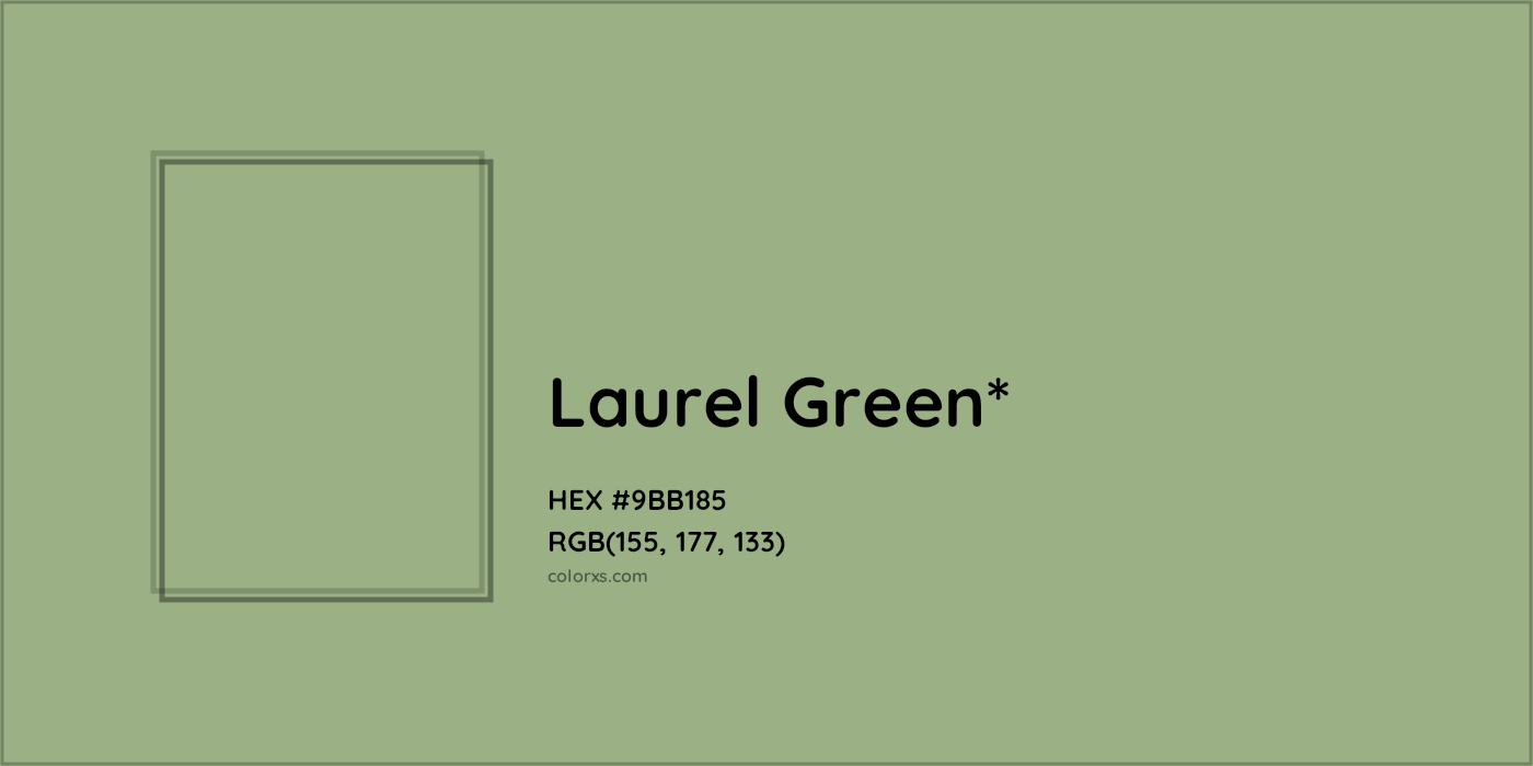 HEX #9BB185 Color Name, Color Code, Palettes, Similar Paints, Images