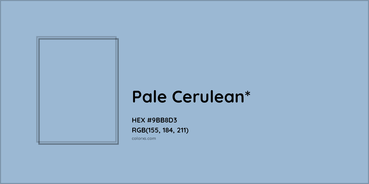 HEX #9BB8D3 Color Name, Color Code, Palettes, Similar Paints, Images