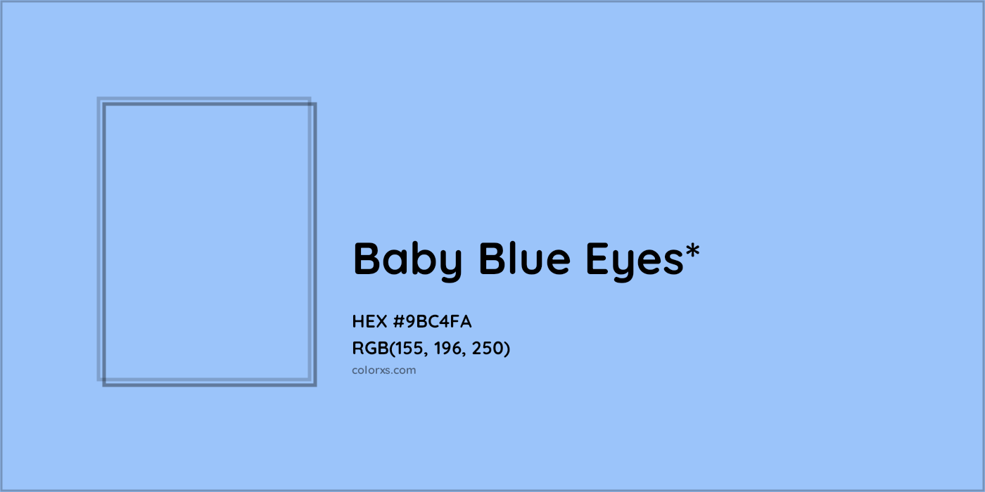 HEX #9BC4FA Color Name, Color Code, Palettes, Similar Paints, Images