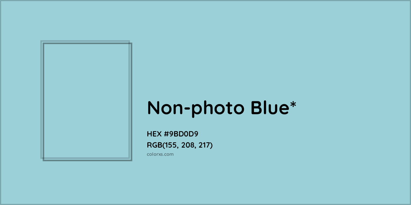 HEX #9BD0D9 Color Name, Color Code, Palettes, Similar Paints, Images