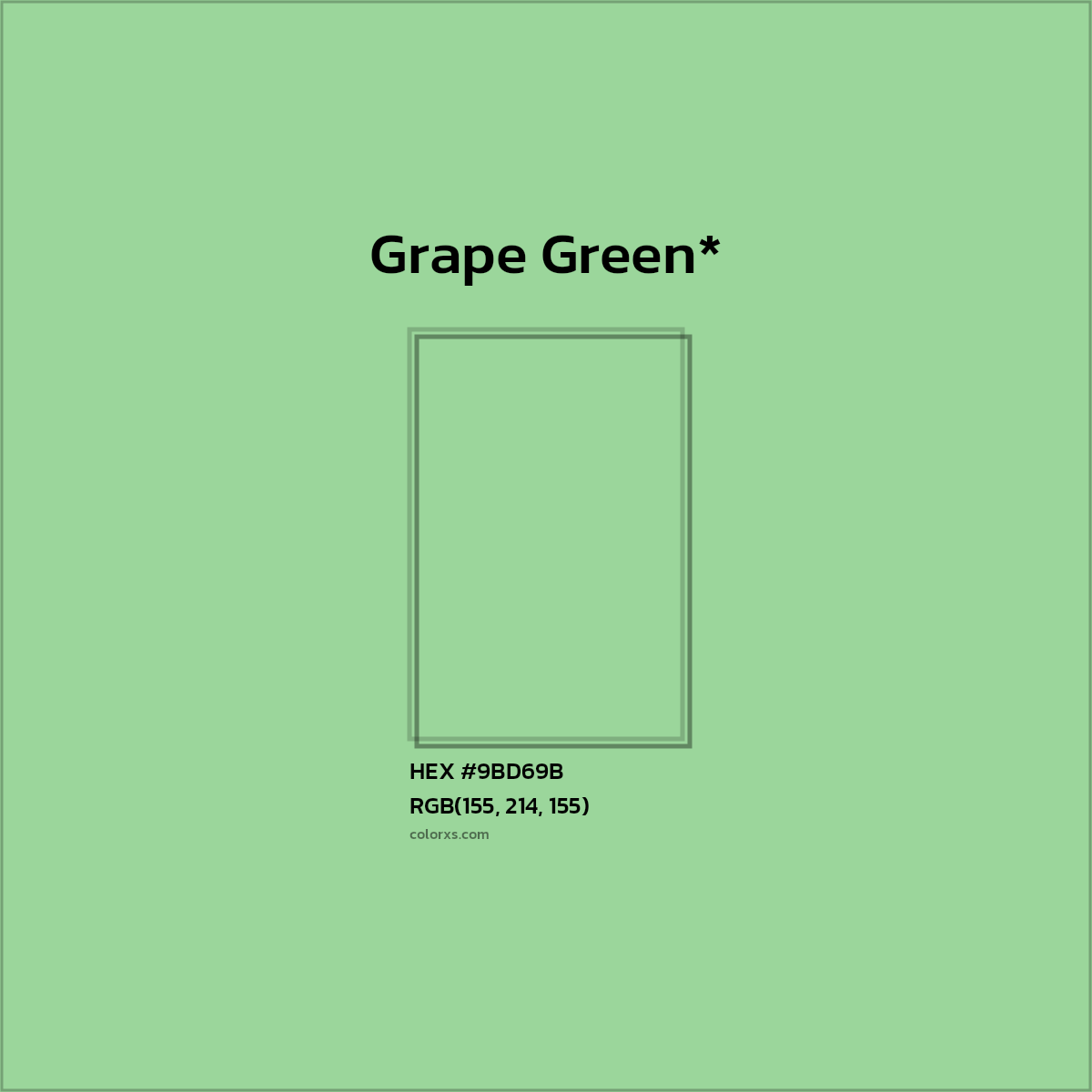 HEX #9BD69B Color Name, Color Code, Palettes, Similar Paints, Images