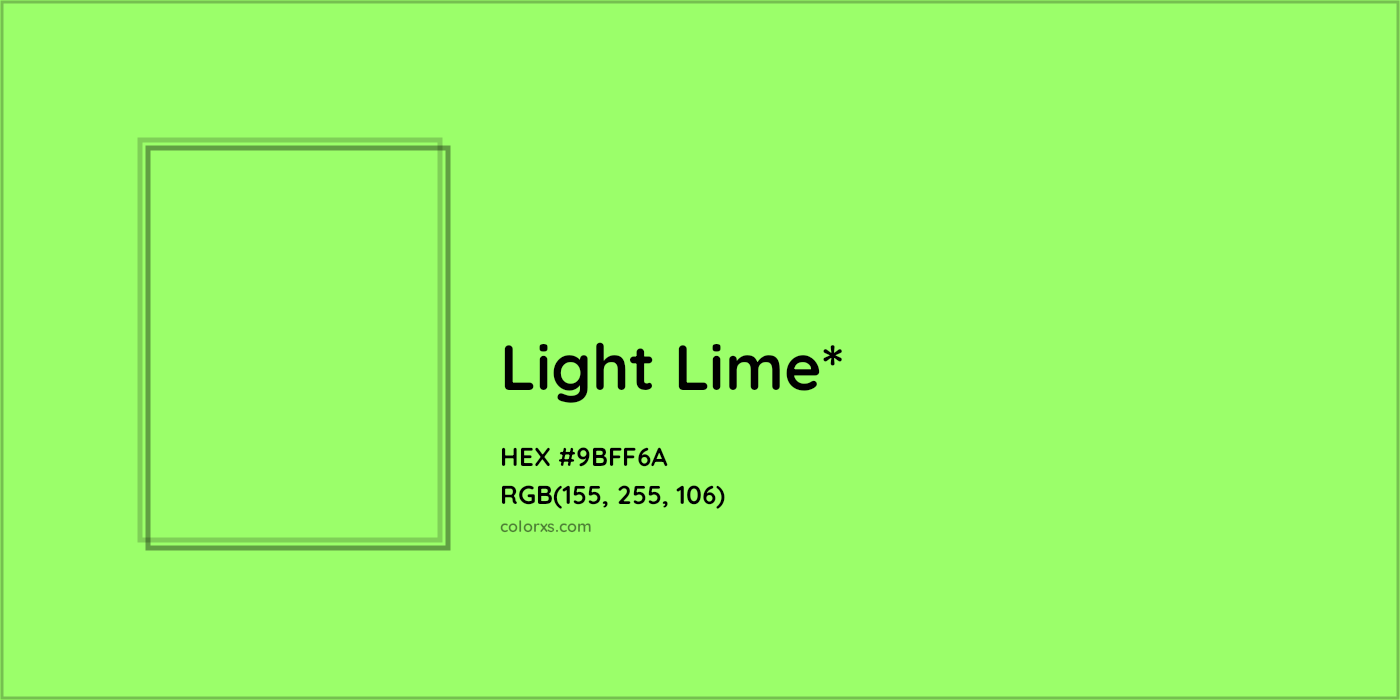 HEX #9BFF6A Color Name, Color Code, Palettes, Similar Paints, Images