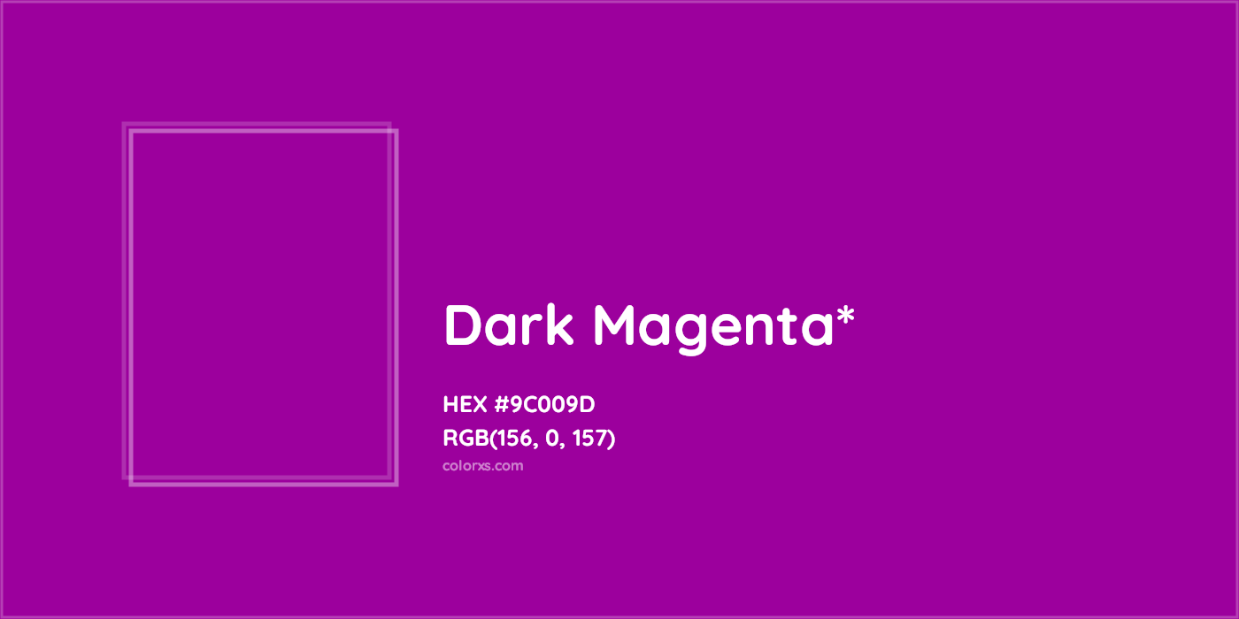 HEX #9C009D Color Name, Color Code, Palettes, Similar Paints, Images