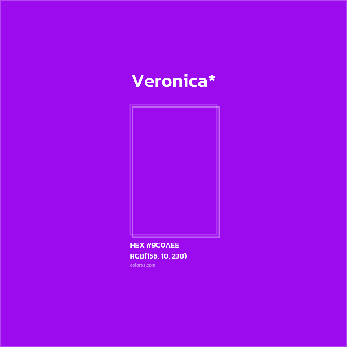 HEX #9C0AEE Color Name, Color Code, Palettes, Similar Paints, Images