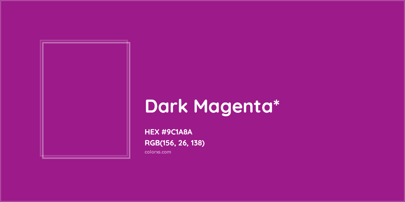 HEX #9C1A8A Color Name, Color Code, Palettes, Similar Paints, Images