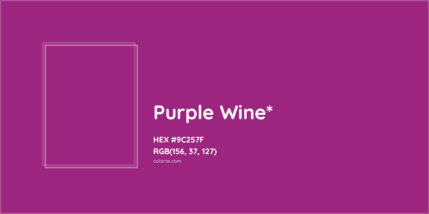HEX #9C257F Color Name, Color Code, Palettes, Similar Paints, Images