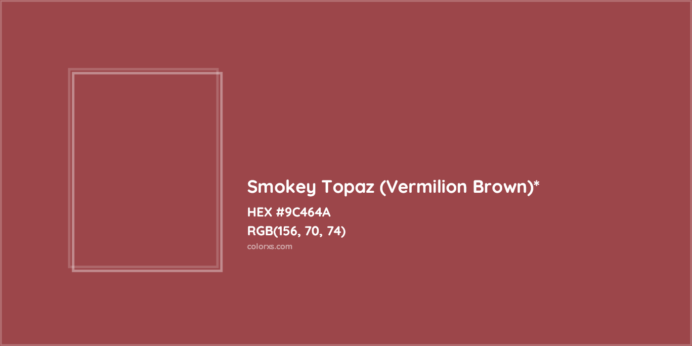 HEX #9C464A Color Name, Color Code, Palettes, Similar Paints, Images