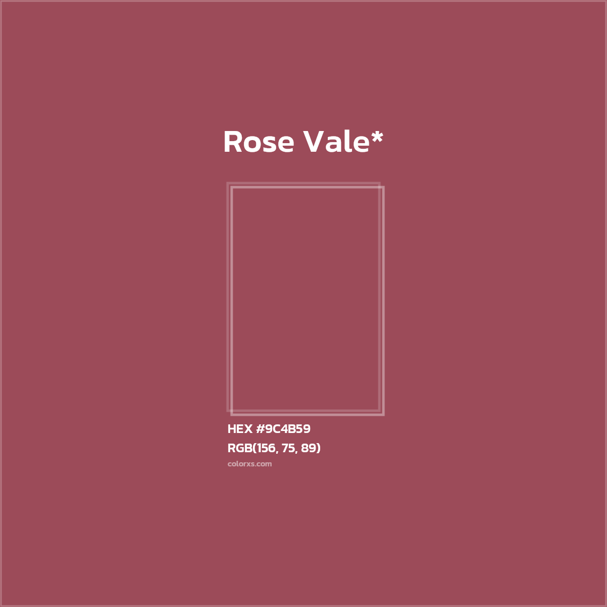HEX #9C4B59 Color Name, Color Code, Palettes, Similar Paints, Images