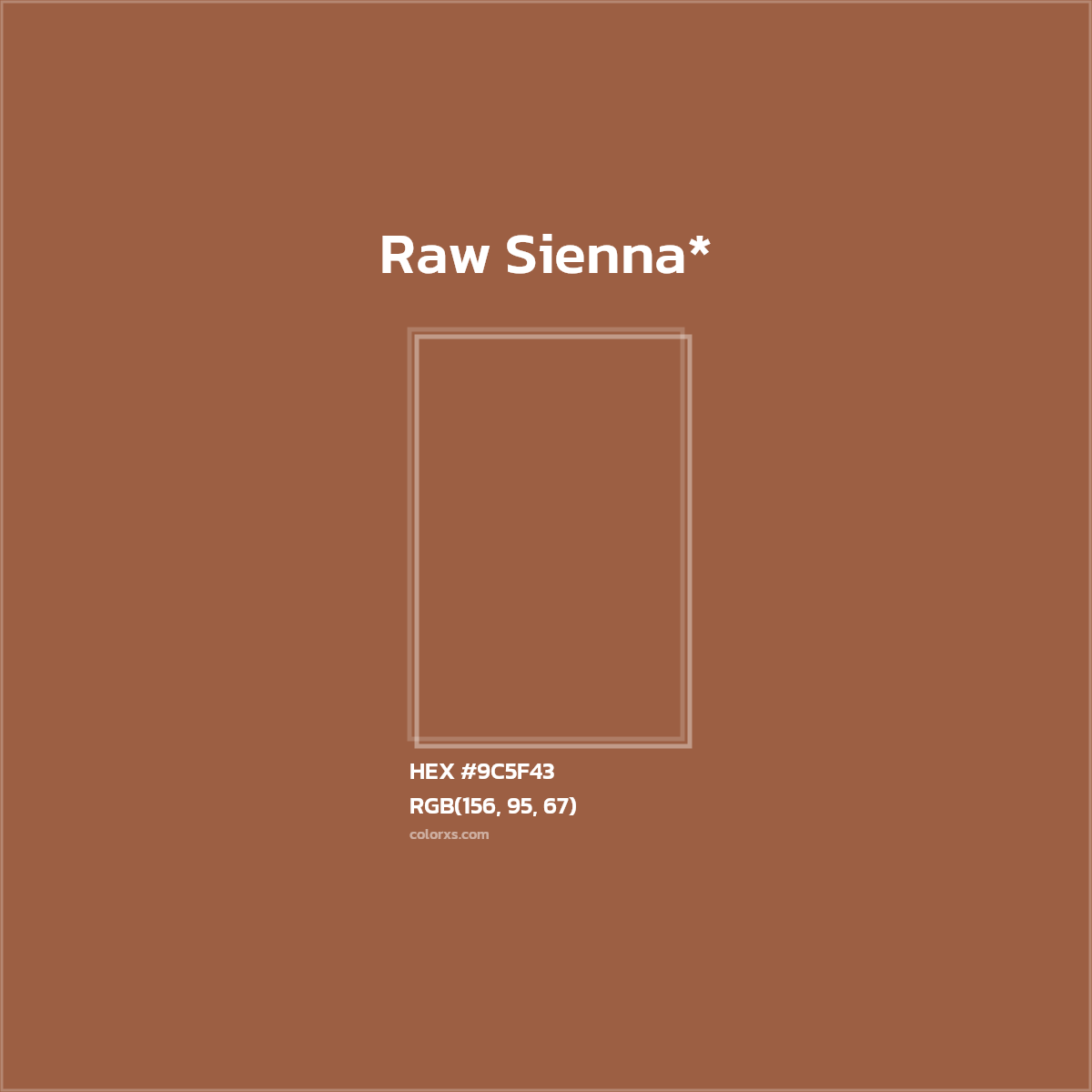 HEX #9C5F43 Color Name, Color Code, Palettes, Similar Paints, Images