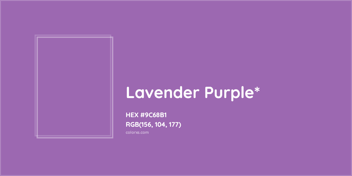 HEX #9C68B1 Color Name, Color Code, Palettes, Similar Paints, Images