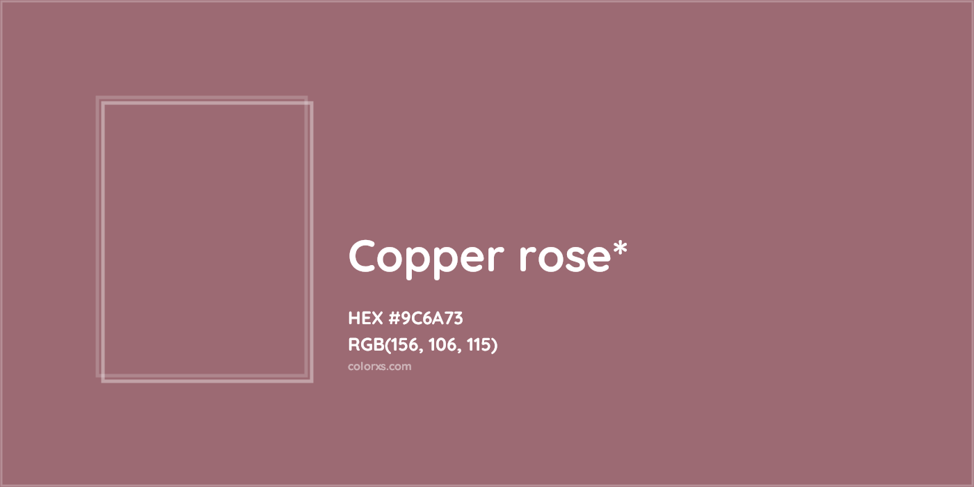HEX #9C6A73 Color Name, Color Code, Palettes, Similar Paints, Images