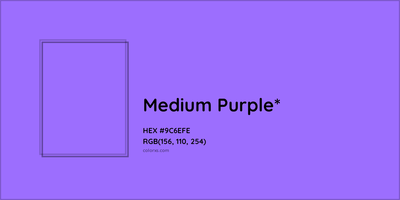 HEX #9C6EFE Color Name, Color Code, Palettes, Similar Paints, Images