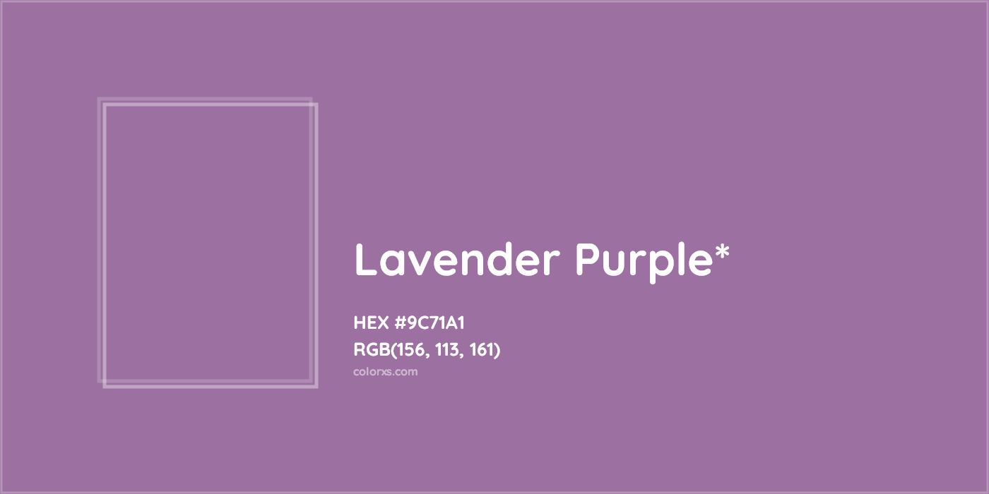 HEX #9C71A1 Color Name, Color Code, Palettes, Similar Paints, Images