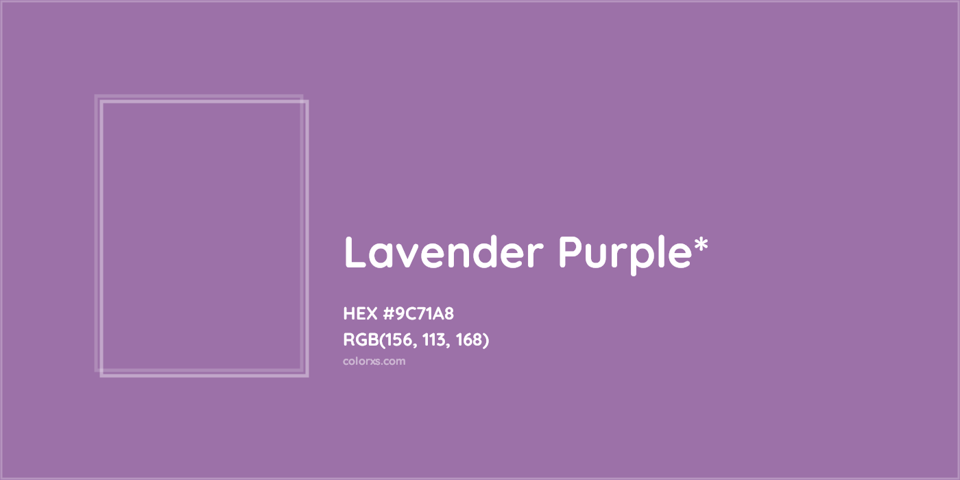 HEX #9C71A8 Color Name, Color Code, Palettes, Similar Paints, Images