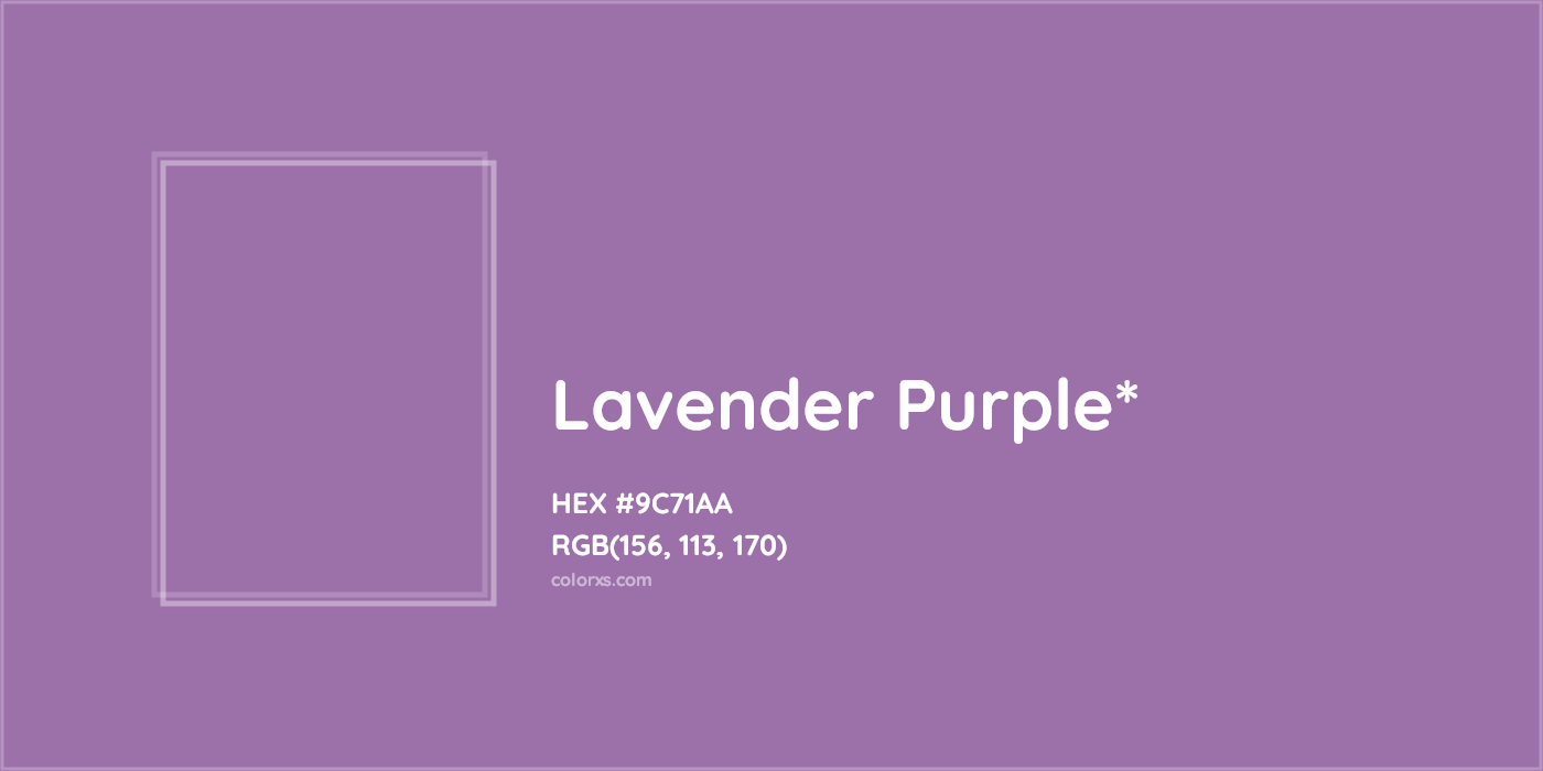 HEX #9C71AA Color Name, Color Code, Palettes, Similar Paints, Images