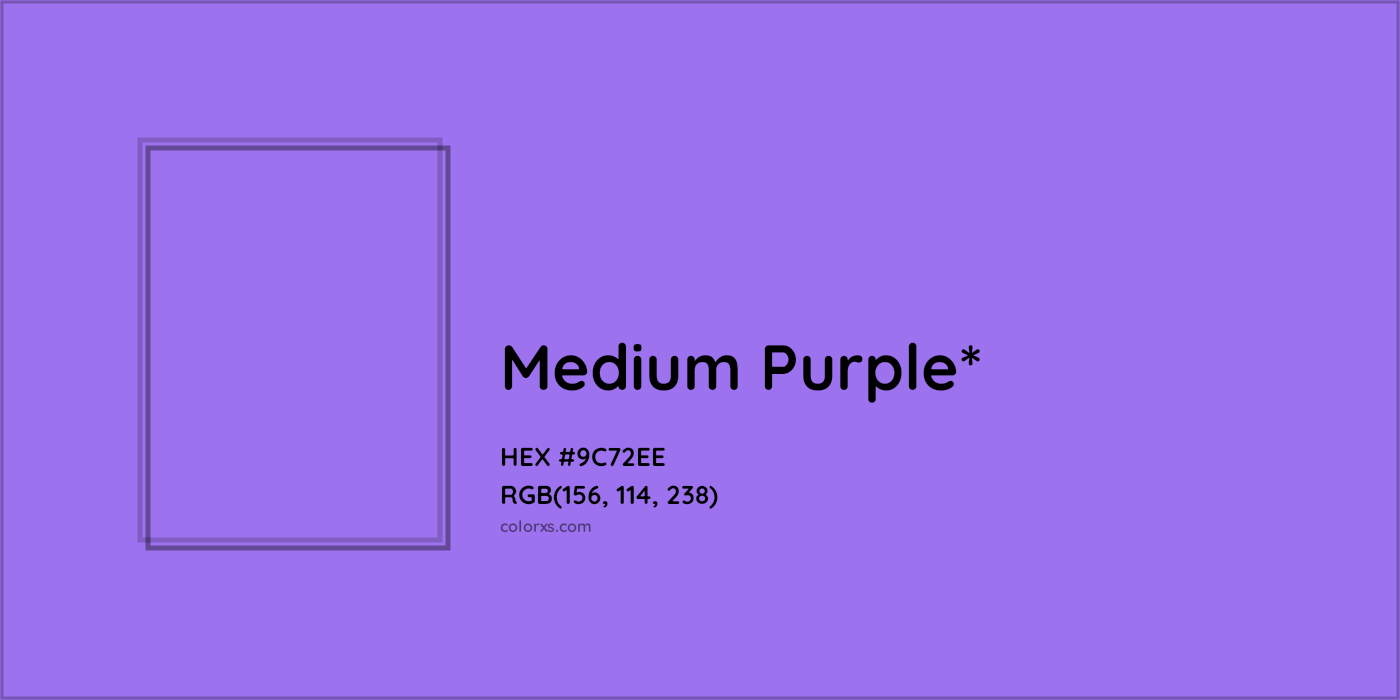 HEX #9C72EE Color Name, Color Code, Palettes, Similar Paints, Images