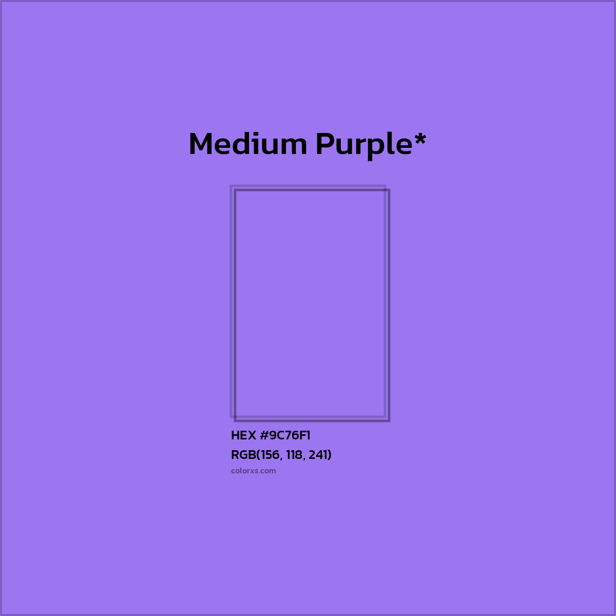 HEX #9C76F1 Color Name, Color Code, Palettes, Similar Paints, Images