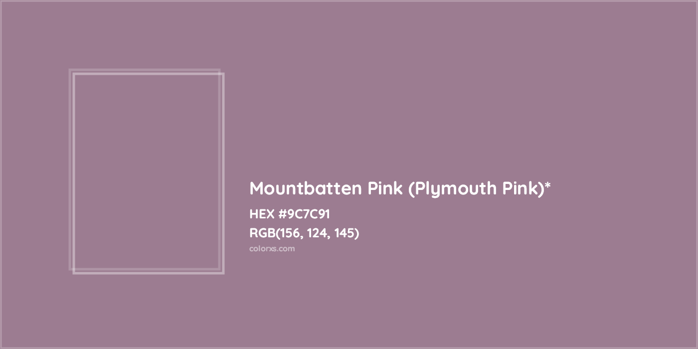 HEX #9C7C91 Color Name, Color Code, Palettes, Similar Paints, Images