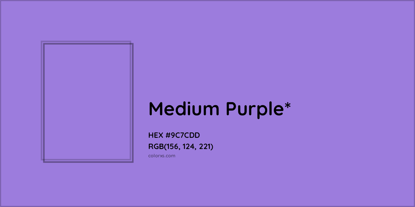 HEX #9C7CDD Color Name, Color Code, Palettes, Similar Paints, Images