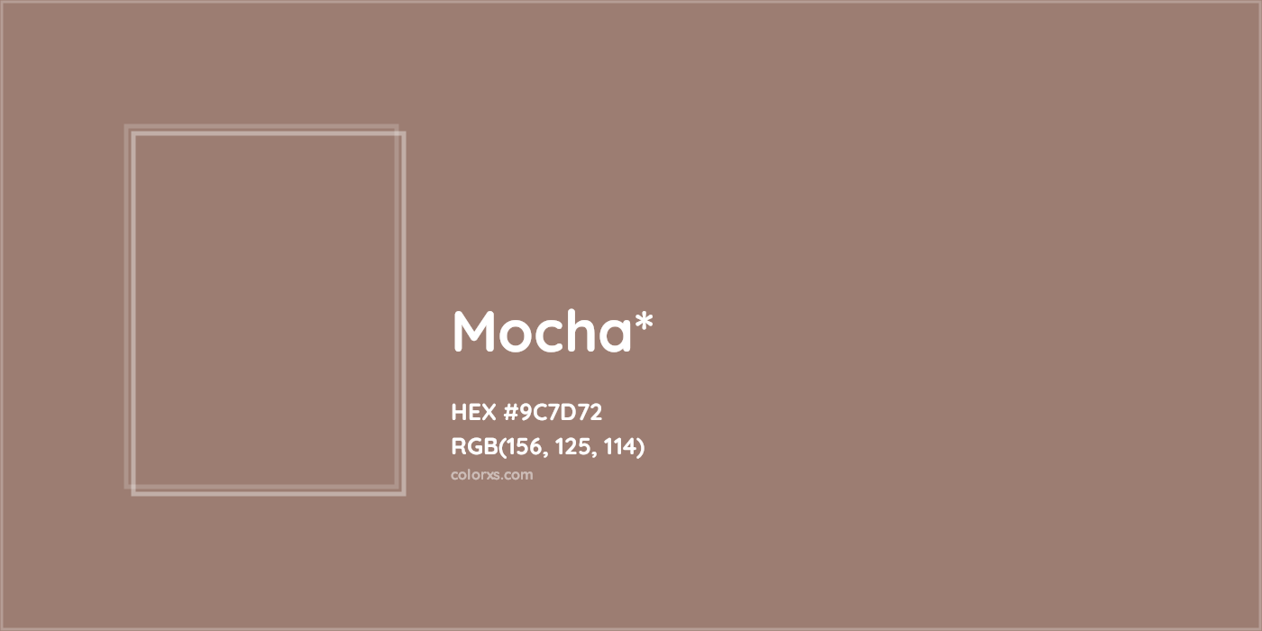 HEX #9C7D72 Color Name, Color Code, Palettes, Similar Paints, Images