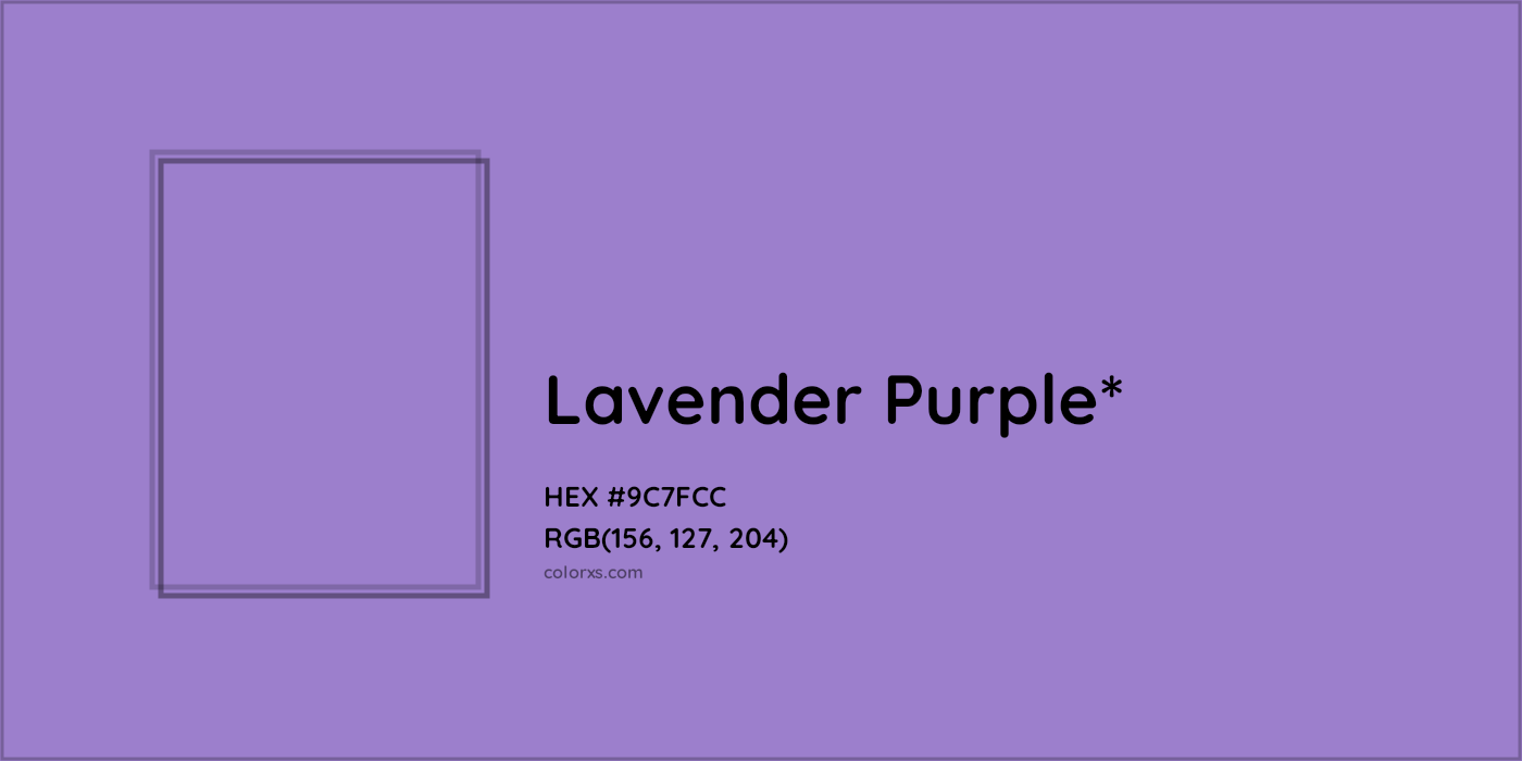 HEX #9C7FCC Color Name, Color Code, Palettes, Similar Paints, Images