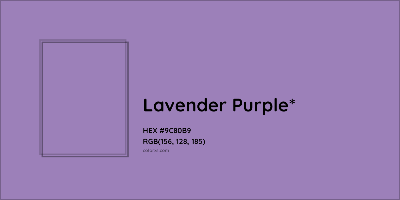 HEX #9C80B9 Color Name, Color Code, Palettes, Similar Paints, Images