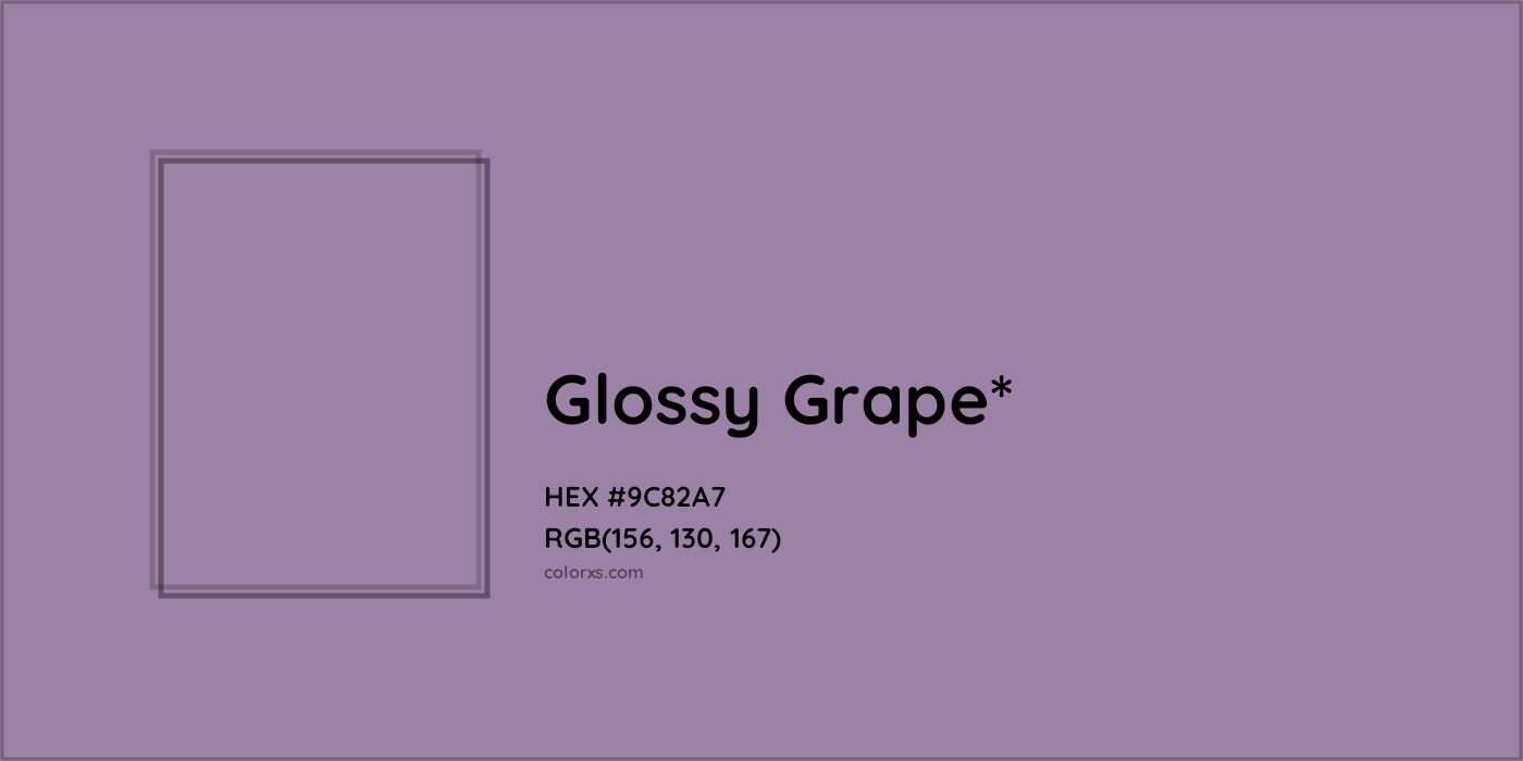 HEX #9C82A7 Color Name, Color Code, Palettes, Similar Paints, Images