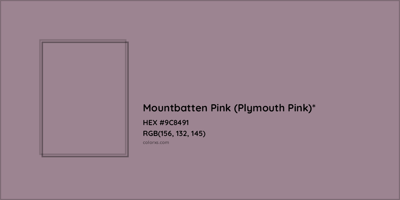 HEX #9C8491 Color Name, Color Code, Palettes, Similar Paints, Images