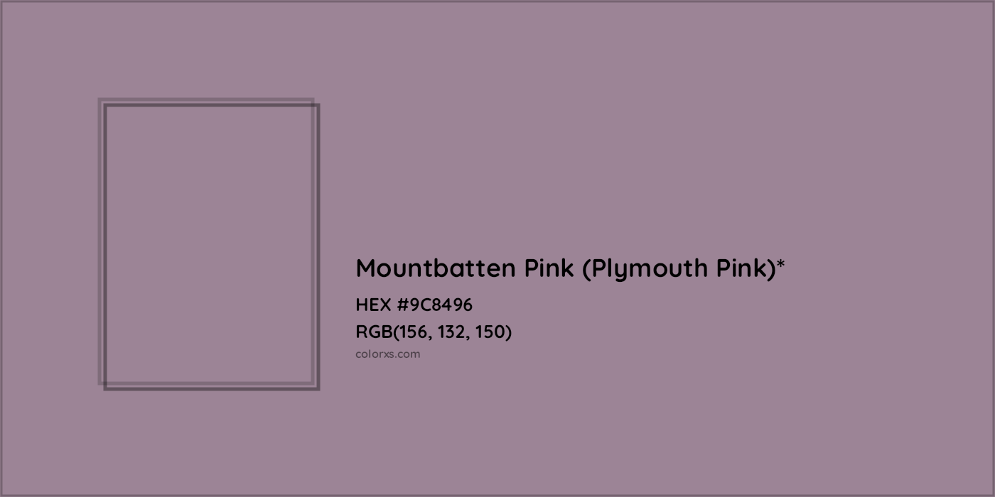 HEX #9C8496 Color Name, Color Code, Palettes, Similar Paints, Images