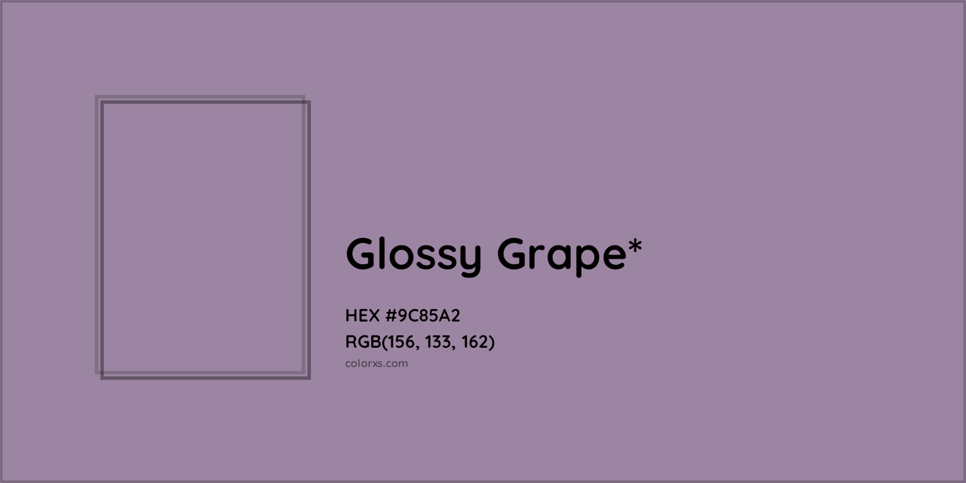 HEX #9C85A2 Color Name, Color Code, Palettes, Similar Paints, Images