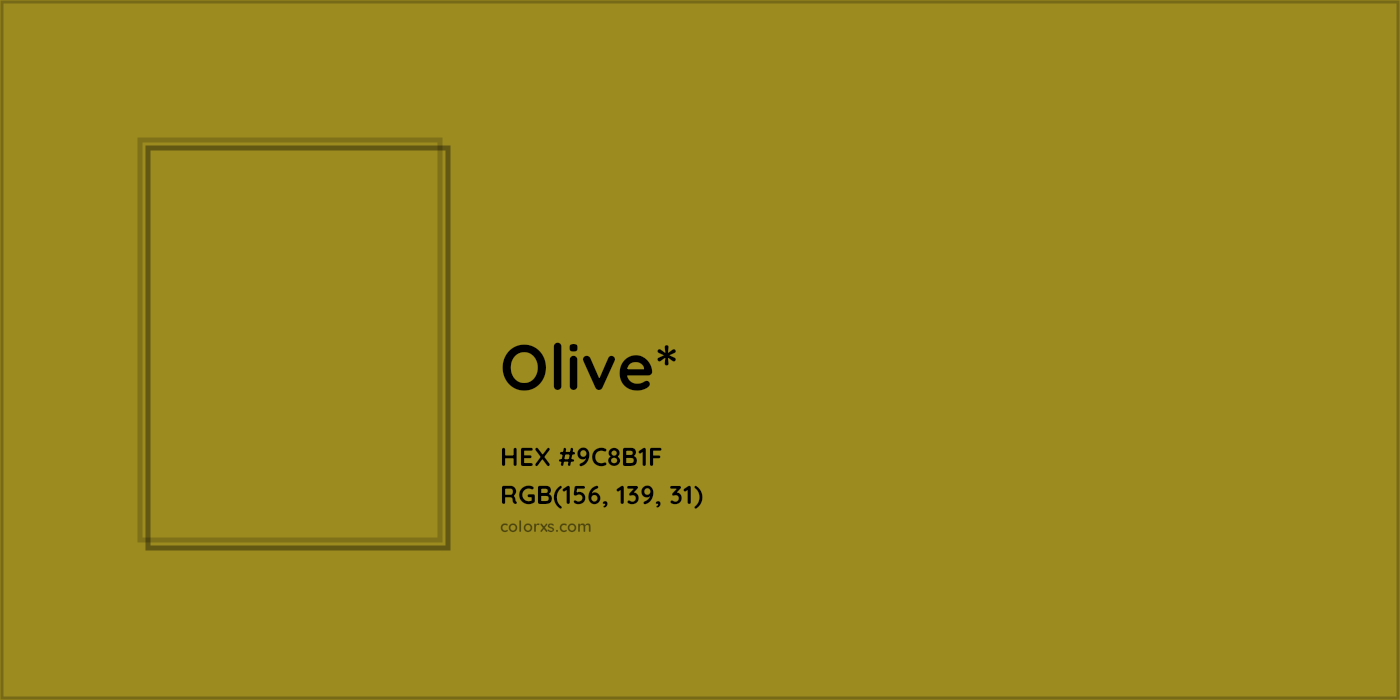 HEX #9C8B1F Color Name, Color Code, Palettes, Similar Paints, Images