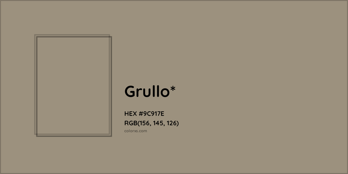 HEX #9C917E Color Name, Color Code, Palettes, Similar Paints, Images