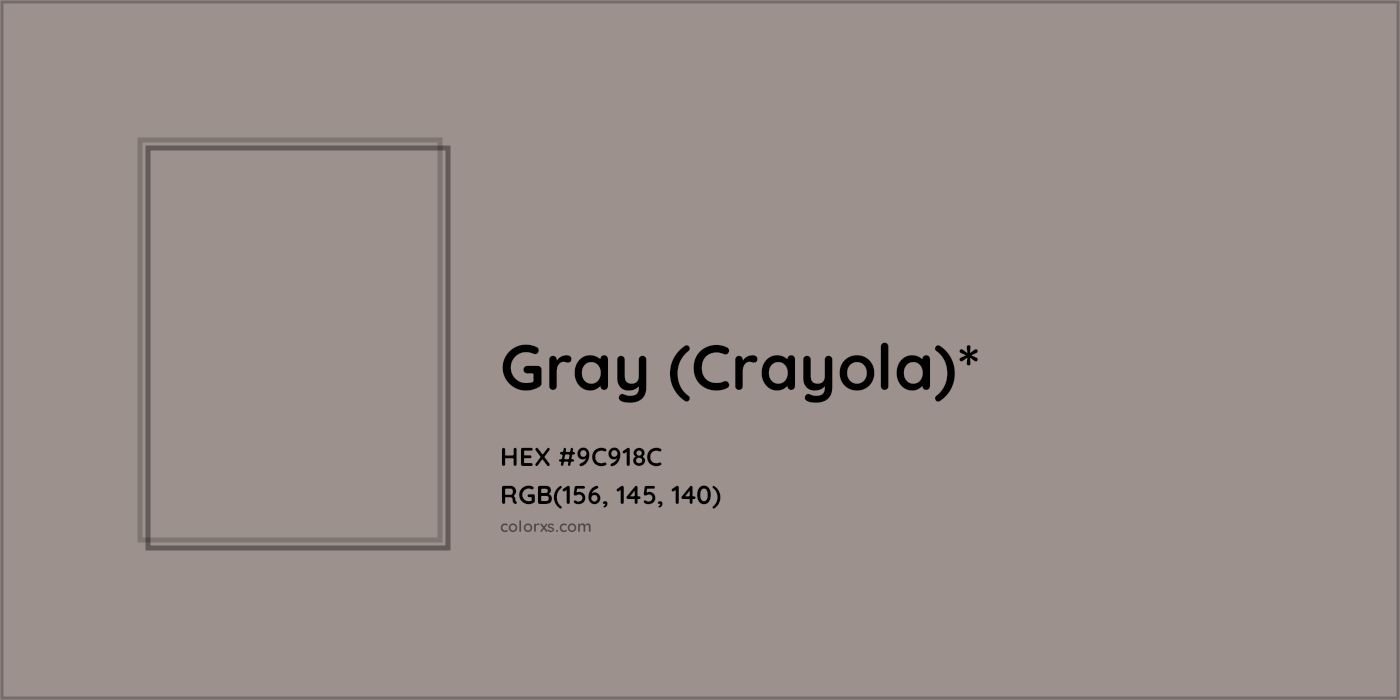 HEX #9C918C Color Name, Color Code, Palettes, Similar Paints, Images