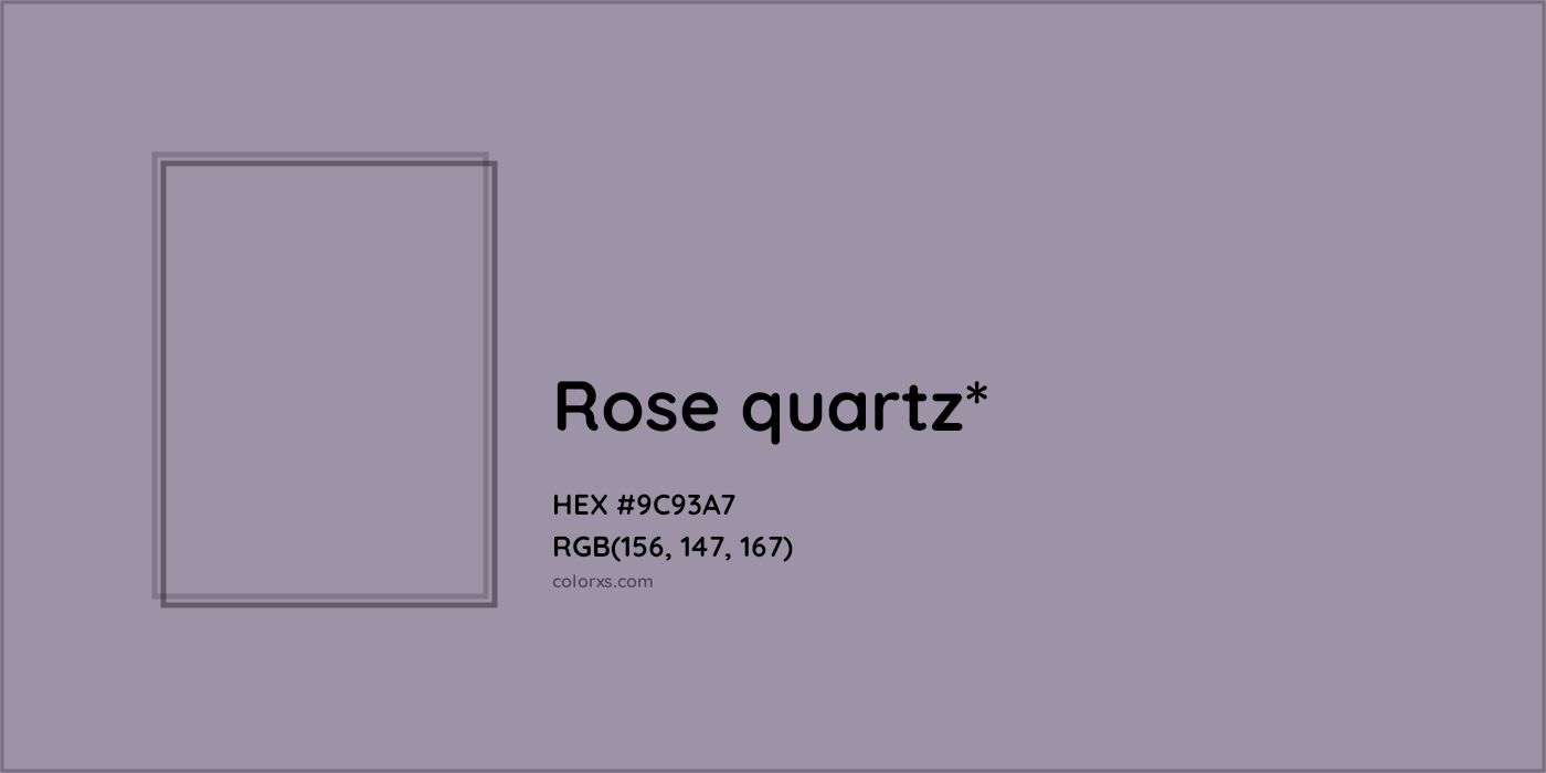 HEX #9C93A7 Color Name, Color Code, Palettes, Similar Paints, Images