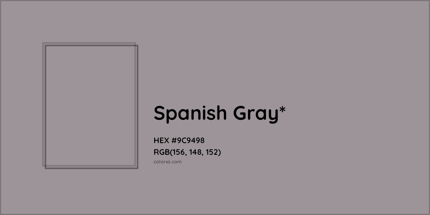 HEX #9C9498 Color Name, Color Code, Palettes, Similar Paints, Images